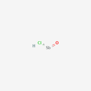 molecular formula ClHOSb B147858 Antimony oxychloride CAS No. 7791-08-4