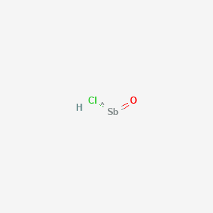 molecular formula ClHOSb B147858 Stibine, chlorooxo- CAS No. 7791-08-4