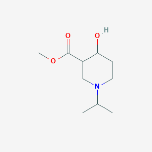 molecular formula C10H19NO3 B1478596 Methyl 4-hydroxy-1-isopropylpiperidine-3-carboxylate CAS No. 2092289-81-9
