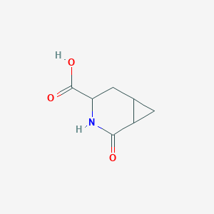 molecular formula C7H9NO3 B14785962 2-Oxo-3-azabicyclo[4.1.0]heptane-4-carboxylic acid 
