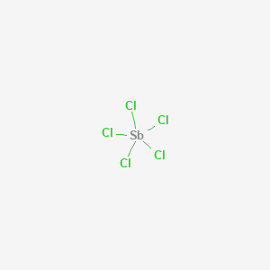 molecular formula SbCl5<br>Cl5S B147860 Antimony pentachloride CAS No. 7647-18-9