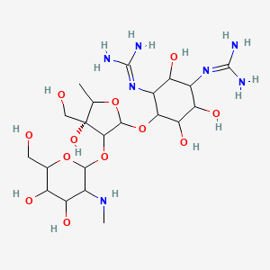 molecular formula C21H41N7O12 B14786125 Abiocine; DHSM; DST 