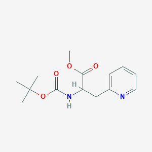 molecular formula C14H20N2O4 B14786191 Methyl (2S)-2-(Boc-amino)-3-(pyridin-2-yl)propanoate 