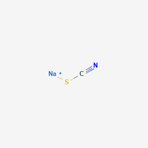 molecular formula NaSCN<br>CNNaS B147862 Sodium thiocyanate CAS No. 540-72-7