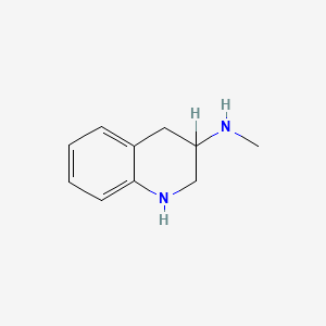 molecular formula C10H14N2 B14786318 N-methyl-1,2,3,4-tetrahydroquinolin-3-amine 