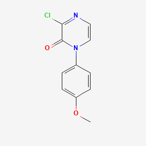 B1478632 3-chloro-1-(4-methoxyphenyl)pyrazin-2(1H)-one CAS No. 1632124-63-0