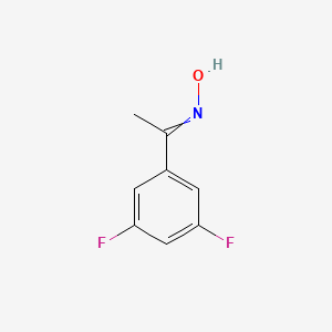 molecular formula C8H7F2NO B14786489 N-[1-(3,5-difluorophenyl)ethylidene]hydroxylamine 
