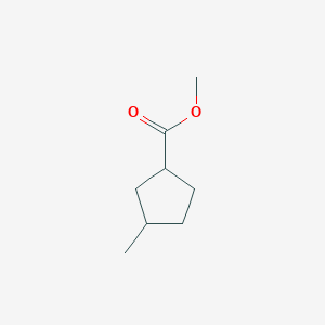 molecular formula C8H14O2 B14786529 (1R,3S)-Methyl 3-methylcyclopentanecarboxylate 