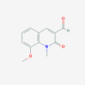 8-Methoxy-1-methyl-2-oxo-1,2-dihydroquinoline-3-carbaldehyde