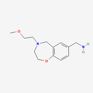 (4-(2-Methoxyethyl)-2,3,4,5-tetrahydrobenzo[f][1,4]oxazepin-7-yl)methanamine