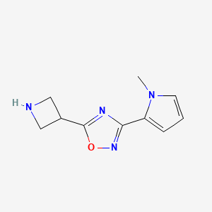 5-(azetidin-3-yl)-3-(1-methyl-1H-pyrrol-2-yl)-1,2,4-oxadiazole