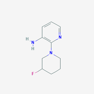 2-(3-Fluoropiperidin-1-yl)pyridin-3-amine