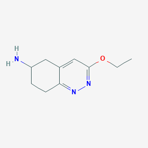 3-Ethoxy-5,6,7,8-tetrahydrocinnolin-6-amine