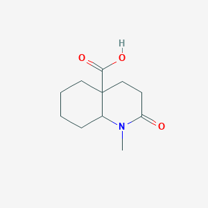 1-methyl-2-oxooctahydroquinoline-4a(2H)-carboxylic acid