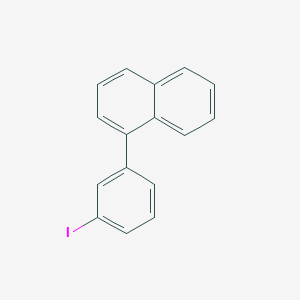 molecular formula C16H11I B14787472 1-(3-Iodophenyl)naphthalene 
