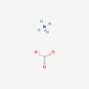 molecular formula (NH4)2V6O16<br>H4NO3V B147877 Ammonium metavanadate CAS No. 7803-55-6