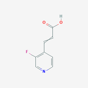 molecular formula C8H6FNO2 B14787815 3-(3-fluoropyridin-4-yl)prop-2-enoic acid 