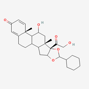 molecular formula C28H38O6 B14787820 CIC-AP;Ciclesonide active principle 