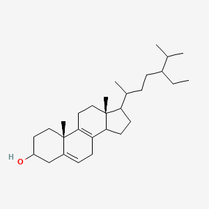 molecular formula C29H48O B14787830 Stigmasta-5,8-dien-3beta-ol 