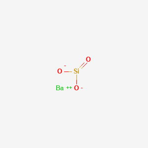molecular formula BaSiO3<br>BaSi2O5<br>BaO3Si B147879 Silicic acid, barium salt CAS No. 13255-26-0