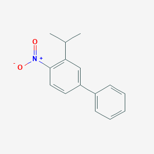 molecular formula C15H15NO2 B147880 4-Nitro-3-(propan-2-yl)-1,1'-biphenyl CAS No. 127502-68-5