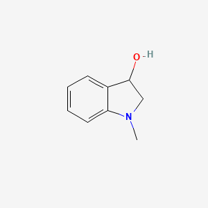 molecular formula C9H11NO B14788057 1-Methylindolin-3-ol 