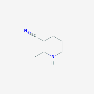molecular formula C7H12N2 B14788279 cis-2-Methylpiperidine-3-carbonitrile 