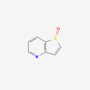 molecular formula C7H5NOS B14788320 Thieno[3,2-b]pyridine 1-oxide 