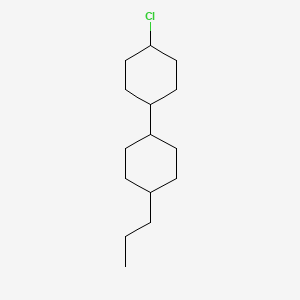 molecular formula C15H27Cl B14788421 4-Chloro-4'-propylbi(cyclohexane) 