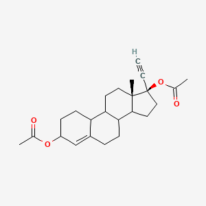 molecular formula C24H32O4 B14788536 Ethynodiol acetate 