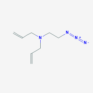 molecular formula C8H14N4 B1478877 N-allyl-N-(2-azidoethyl)prop-2-en-1-amine CAS No. 2098104-65-3