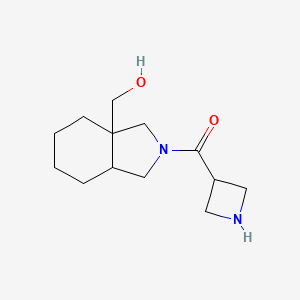 molecular formula C13H22N2O2 B1478893 azetidin-3-yl(3a-(hydroxymethyl)octahydro-2H-isoindol-2-yl)methanone CAS No. 2098115-42-3