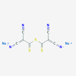 molecular formula C8N4Na2S3 B14788948 Disodium 2,2-dicyano-1-sulfidovinylsulfide 
