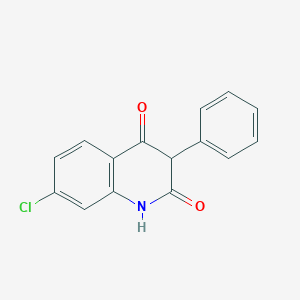 molecular formula C15H10ClNO2 B14789002 7-chloro-3-phenyl-1H-quinoline-2,4-dione 