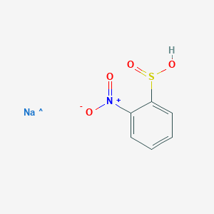 molecular formula C6H5NNaO4S B14789220 Sodium 2-nitrobenzene-1-sulfinate 