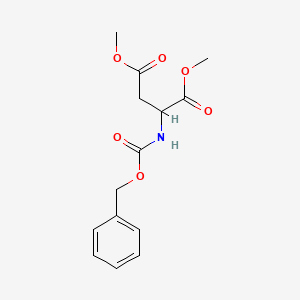molecular formula C14H17NO6 B14789302 Dimethyl ((benzyloxy)carbonyl)-d-aspartate 