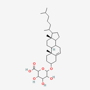 molecular formula C33H54O7 B14789375 Cholesterol b-D-glucoside 