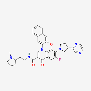 molecular formula C35H33FN6O3 B14789446 Quarfloxacin 