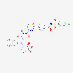molecular formula C36H38ClF3N4O7S B147895 Cscomv CAS No. 129585-37-1