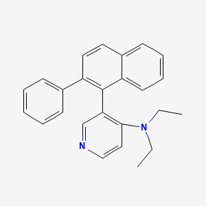 molecular formula C25H24N2 B14789746 N,N-diethyl-3-(2-phenylnaphthalen-1-yl)pyridin-4-amine 