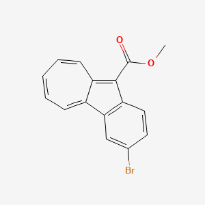 molecular formula C16H11BrO2 B14789914 Methyl 3-bromobenzo[a]azulene-10-carboxylate 