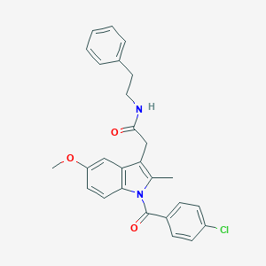 molecular formula C27H25ClN2O3 B014790 LM-4108 CAS No. 261766-32-9