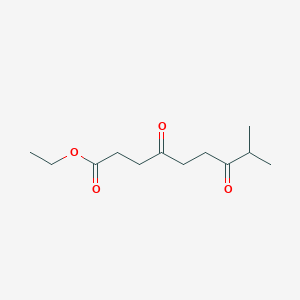 molecular formula C12H20O4 B14790093 Ethyl 8-methyl-4,7-dioxononanoate CAS No. 1188264-83-6