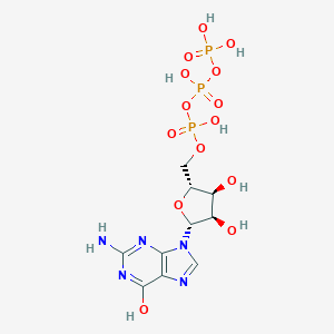molecular formula C10H16N5O14P3 B147903 GUANOSINE TRIPHOSPHATE CAS No. 139021-15-1