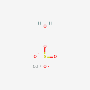 molecular formula Cd3H16O20S3 B147904 Cadmium sulfate hydrate CAS No. 7790-84-3