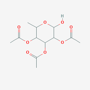 molecular formula C12H18O8 B14790572 alpha-l-Rhamnopyranose triacetate 