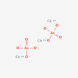 molecular formula Ca3(AsO4)2<br>As2Ca3O8 B147906 Calcium arsenate CAS No. 7778-44-1