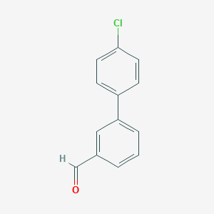 molecular formula C13H9ClO B147907 3-(4-氯苯基)苯甲醛 CAS No. 139502-80-0