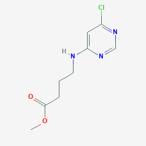 molecular formula C9H12ClN3O2 B1479073 Methyl 4-((6-chloropyrimidin-4-yl)amino)butanoate CAS No. 2098116-55-1