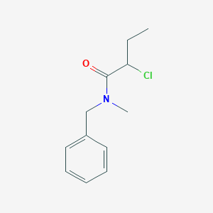 molecular formula C12H16ClNO B1479075 N-benzyl-2-chloro-N-methylbutanamide CAS No. 2098104-53-9
